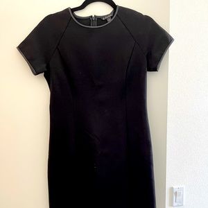 Stretchy black Brooks Brothers work dress